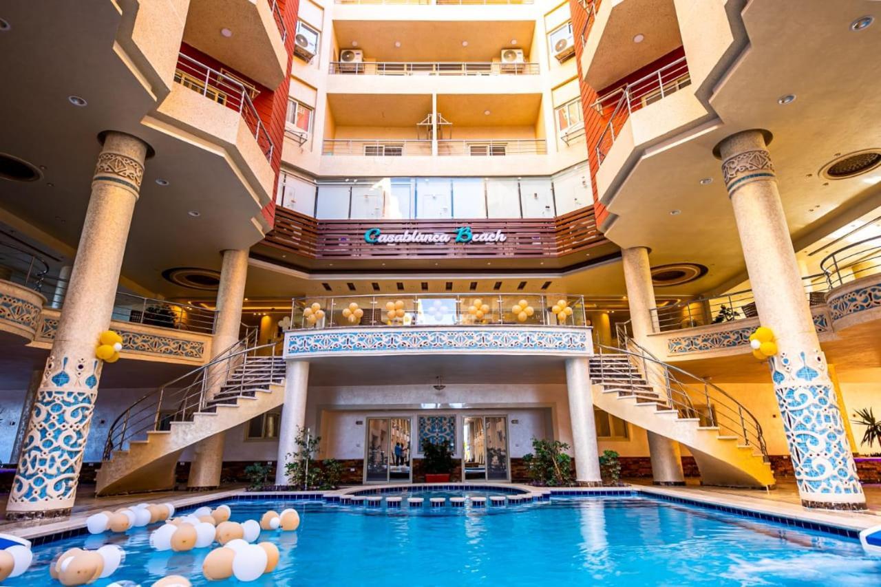 Апарт отель Casablanca Beach For Families And Couples Only Хургада Экстерьер фото