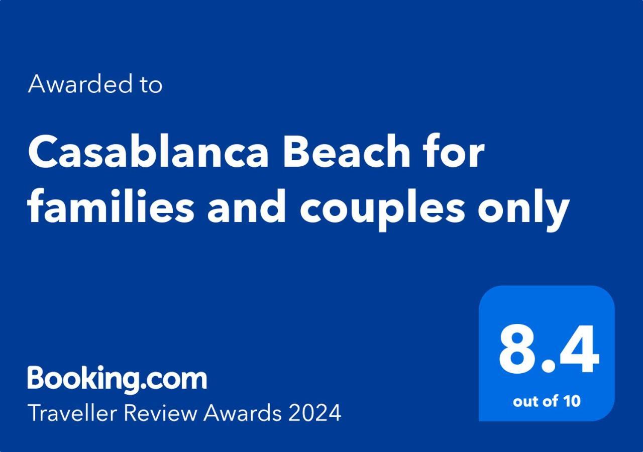 Апарт отель Casablanca Beach For Families And Couples Only Хургада Экстерьер фото